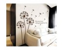 Dandelion Wall Decal with Quotes 